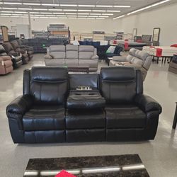 Reclining Sofa , Loveseat, And Recliner With USB And Outlets