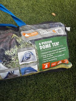 4-Person Dome Tent with Rainfly