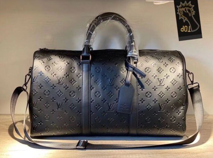 LV signature duffle bag