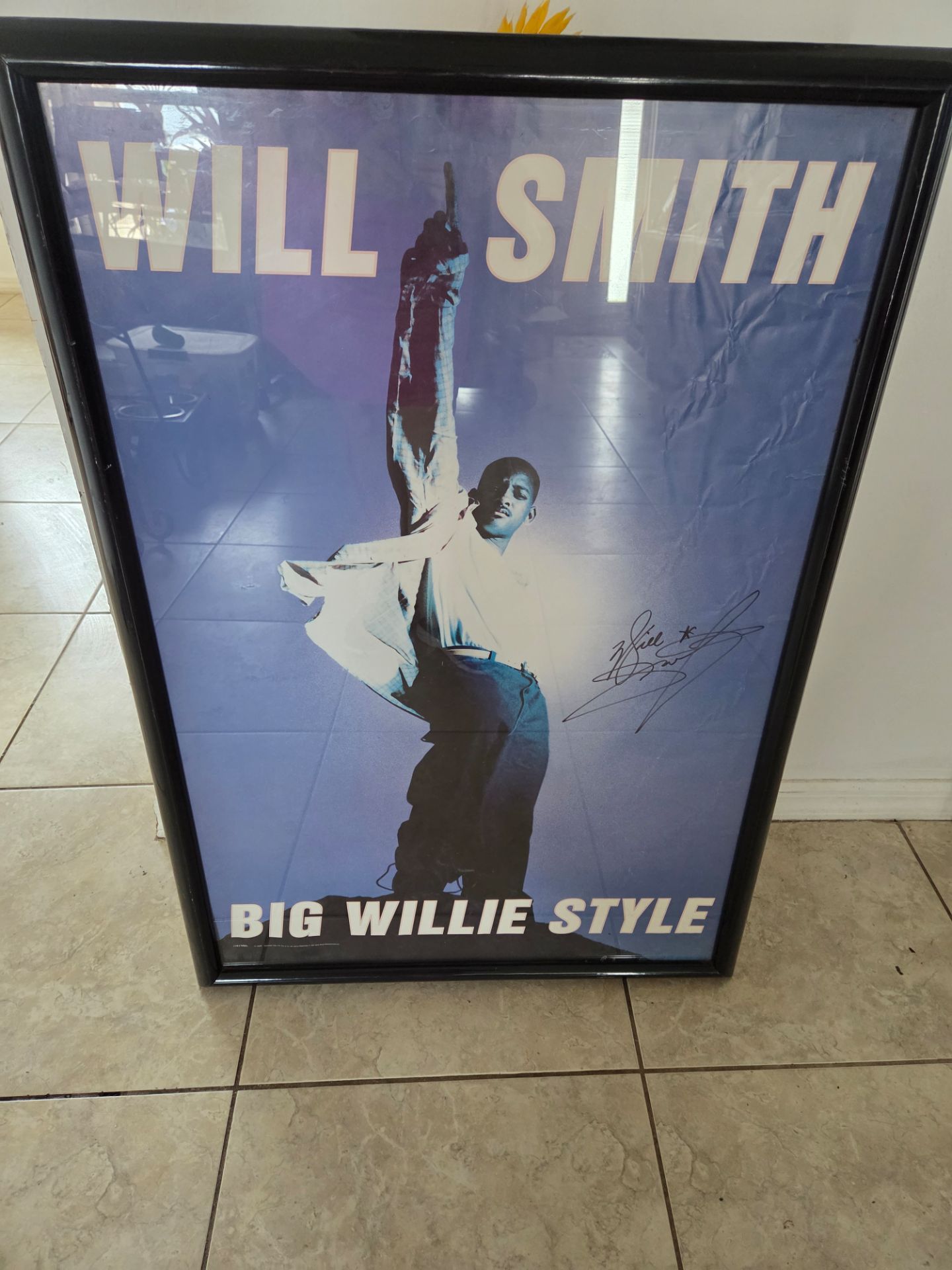 WILLSMITH BIG WHALE POSTER SIGNED