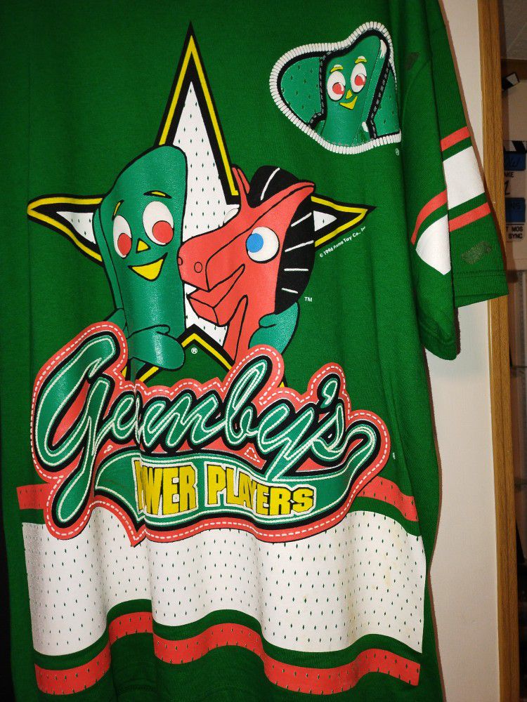 Gumby and Pokey collectible mesh jersey.