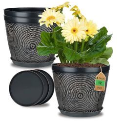 12” Plant Pots-Great Pattern-Durable Material