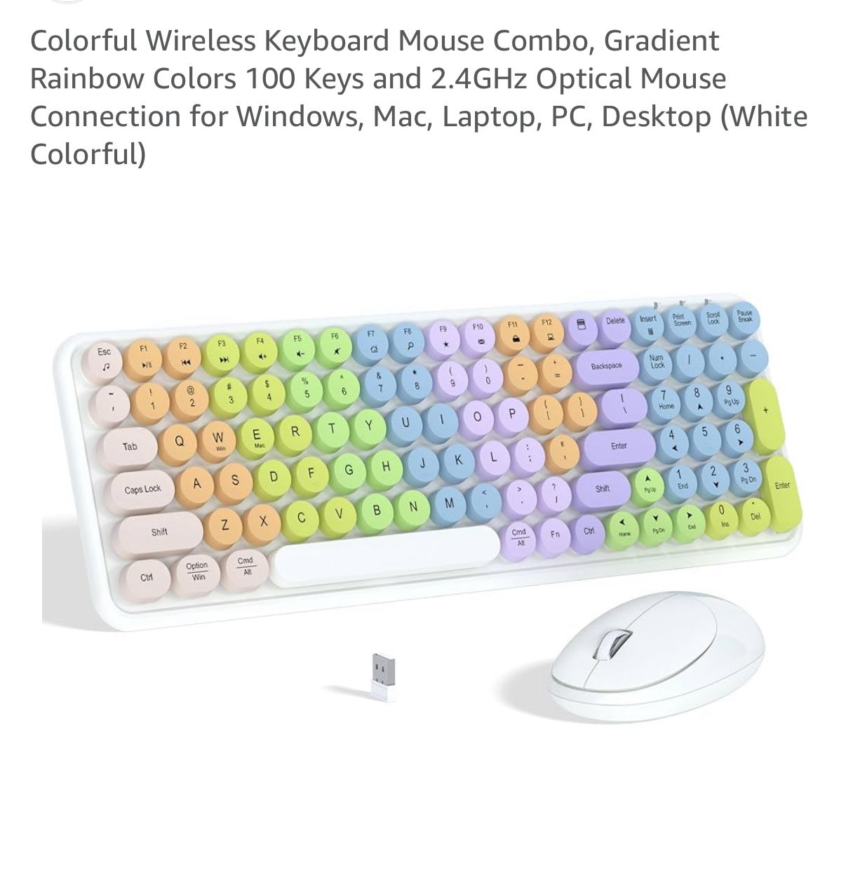 Wireless Keyboard  And Mouse Combo 