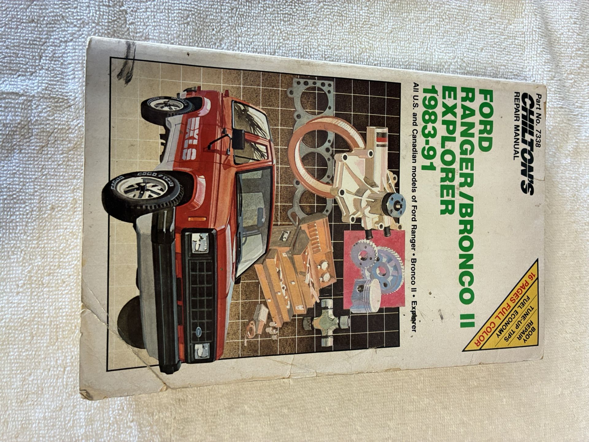 Chilton Ford Ranger-Bronco11-Explorer Repair Book