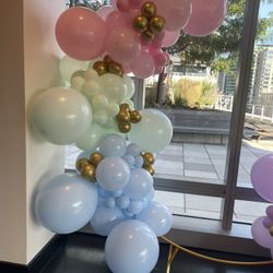 Party Balloon Clusters - Ice Cream / Pastels