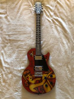 Sailor Jerry Electric Guitar Guitar (Rare)