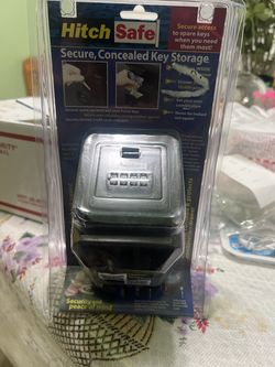 Title: HitchSafe Concealed Hitch Key Lock Box – New