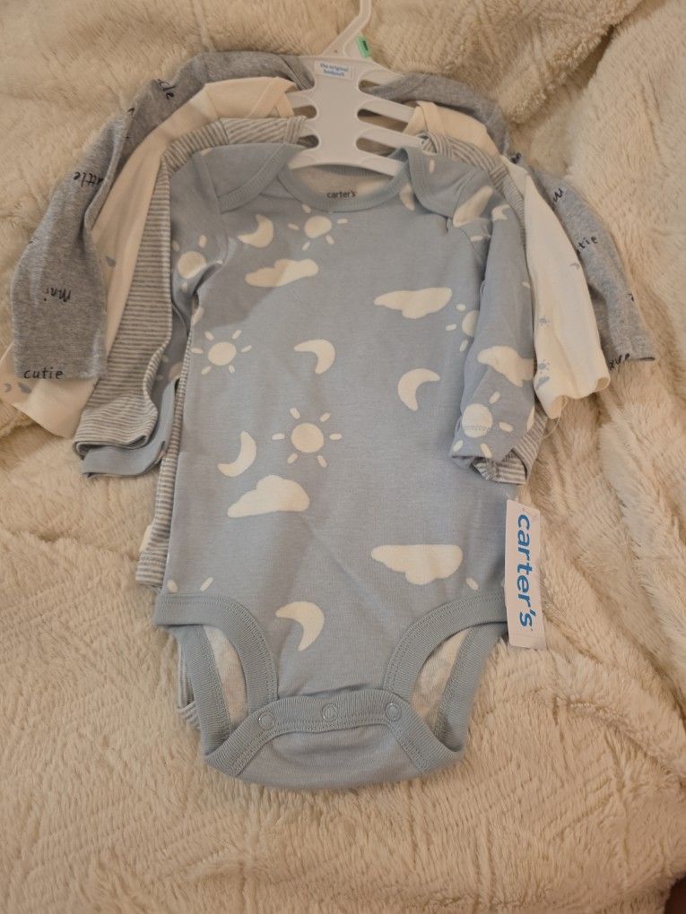 Carters 4 Piece Moon And Sun Onesie
