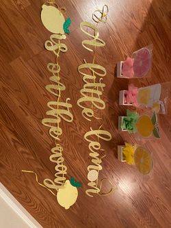 Lemon party decorations