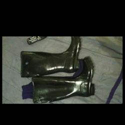 "Polar" brand galoshes/ rubber boots womens 8
