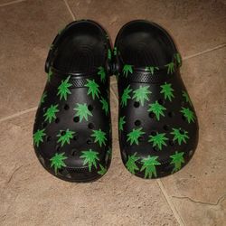 Marijuana Leaf Crocs