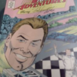 Comics Nascar Adventures #1 #4.  Cash Porch Pickup Redmond