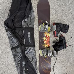 Rossignol DIVA 149 Snowboard with Bindings, Boots and bag