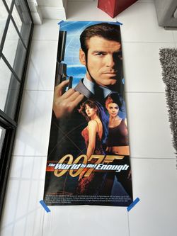 JAMES BOND 007 MOVIE POSTER  26” X 72” 