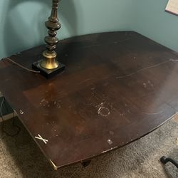 Vintage Used Table Original Oak.