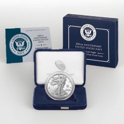 2025 250th Anniversary US NAVY PRIVY MARK 1oz One SILVER EAGLE PROOF