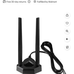 Eightwood Dual Band WiFi Antenna 2.4GHz 5GHz RP-SMA WiFi Antennae with 6.5ft Ext