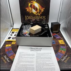 Lord Of The Rings Trivial Pursuit Game Movie Trilogy Collectors Edition COMPLETE