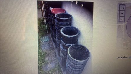 Black Nursery Pots