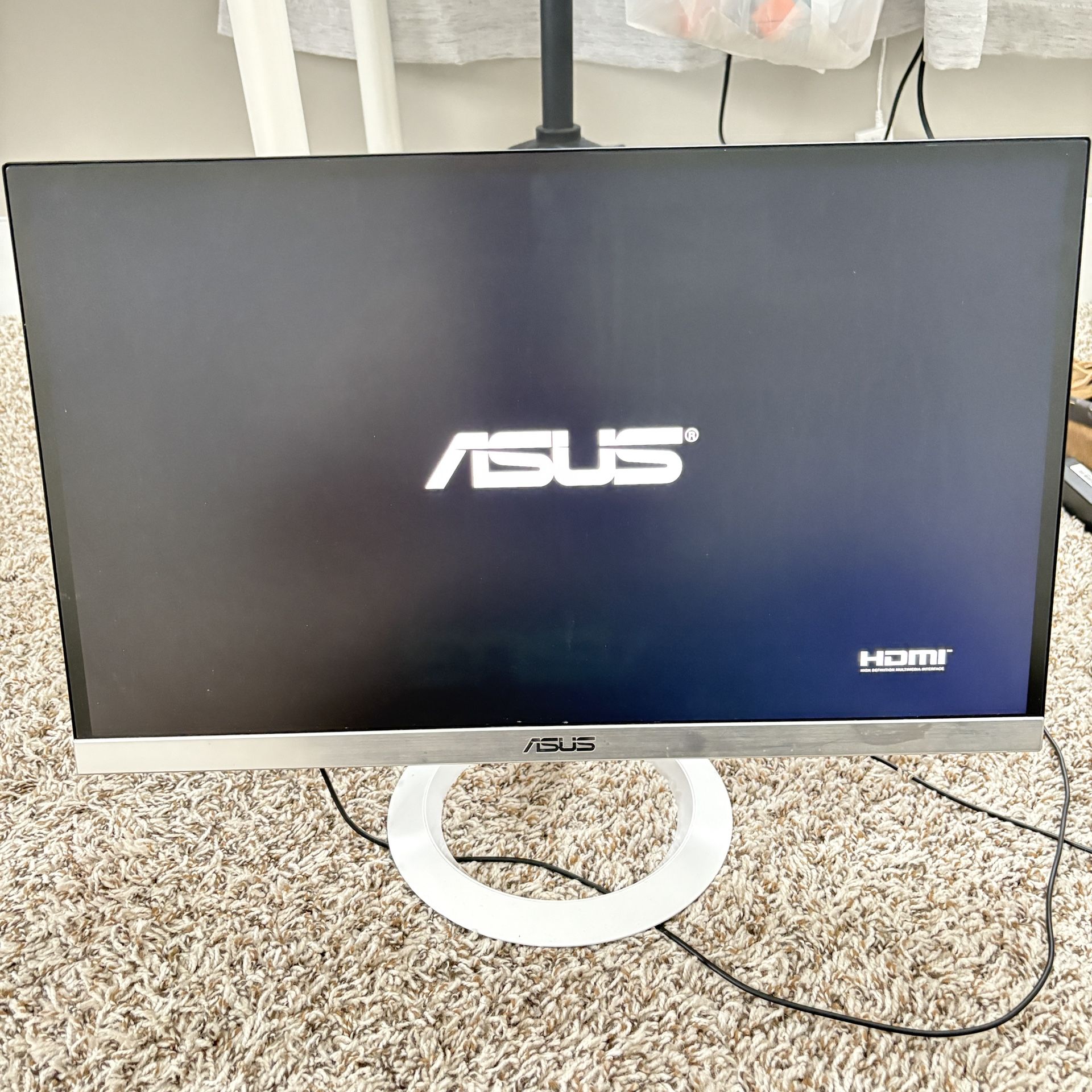 ASUS White Computer monitor 23in W