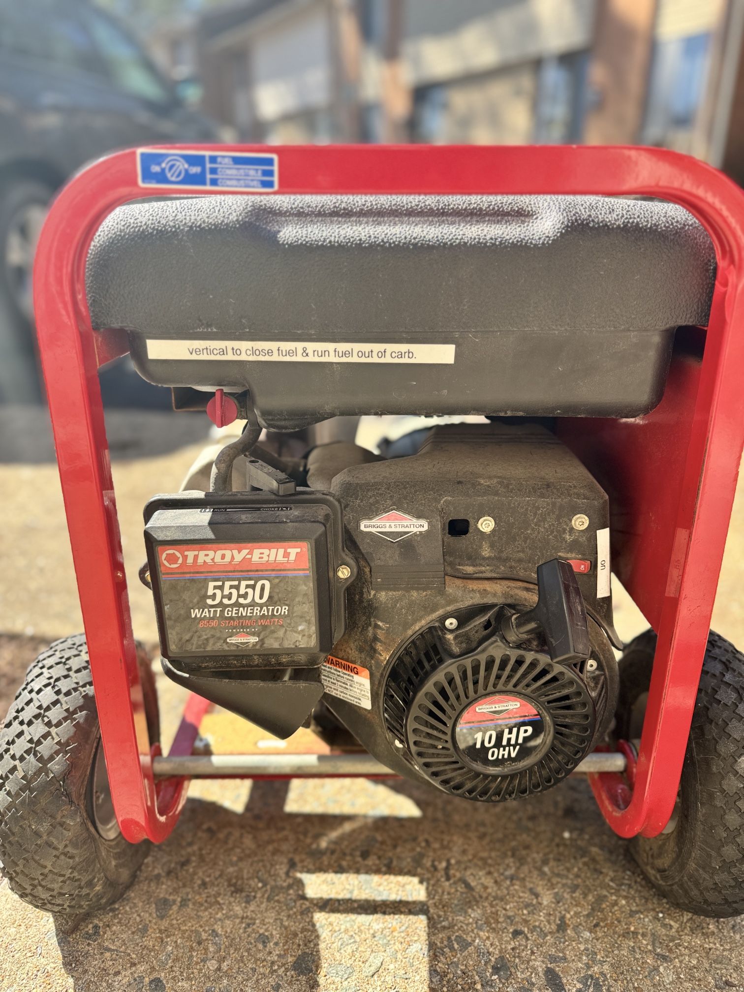 Troy Bilt 5500 Generator