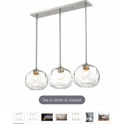 3 Light chandelier island Light