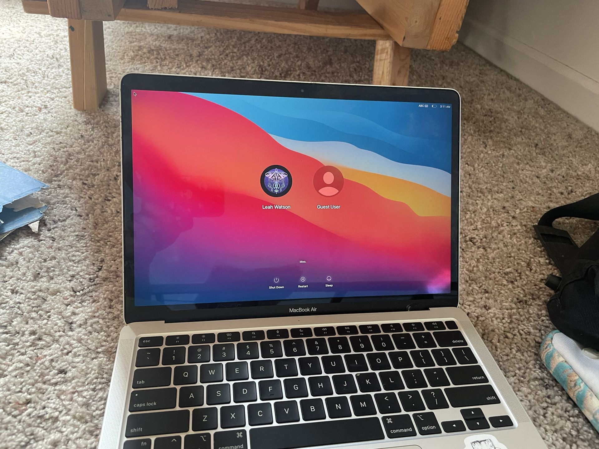Apple MacBook Air 2020 M1 13 Laptop Please Read