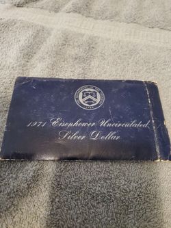 1971 Eisenhower Uncirculated Silver Dollar