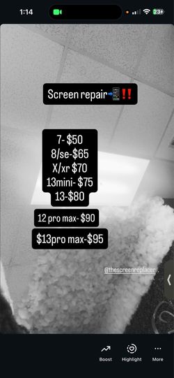 iPhone Screen repairs