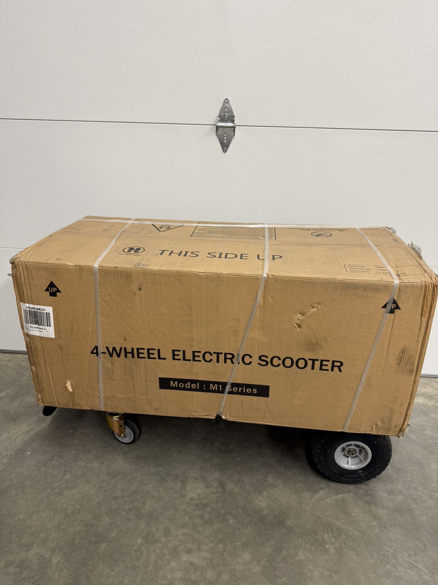 Flynama Four Wheels Compact Travel Mobility Scooter with 300w Motor- Chrome Model #L-P198329 $1655 plus tax at Lowe's website new still in the box