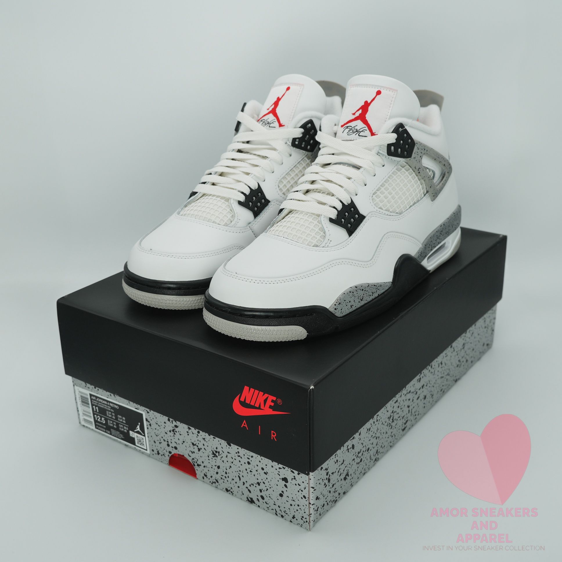 Jordan 4 Retro White Cement Size 11