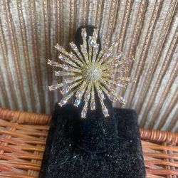 Pink Rhinestone Ring 