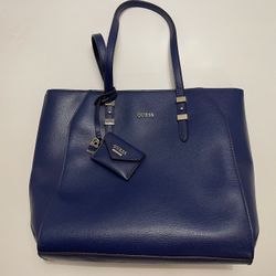 Guess Purple Leather tote bag