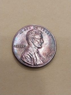 1984 One Cent Penny, FREE SHIPPING 