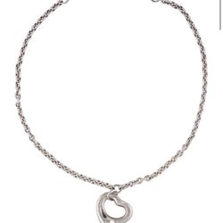 Tiffany & Co.  Elsa Peretti  Open Heart  Charm Bracelet