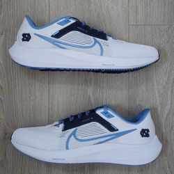 Nike Zoom Pegasus 40 Running Shoes North Carolina Tar Heels DZ5968-100 Mens Size 12.5