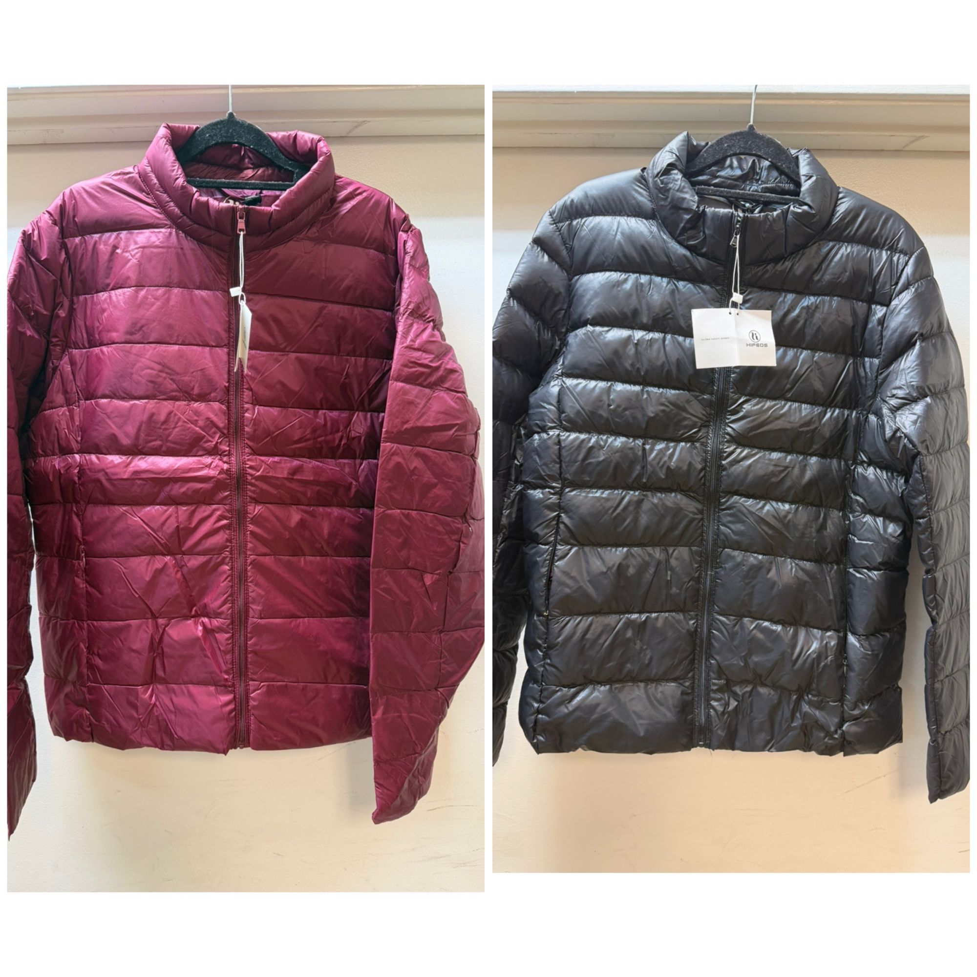 90% Goose Down Unisex Jacket, S/XL/2XL, New