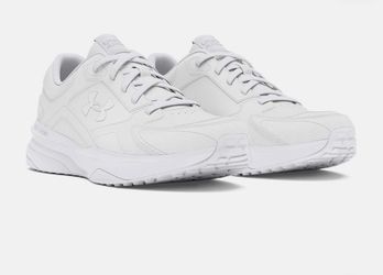 Under Armour Men's UA Edge LTHR White Leather Training