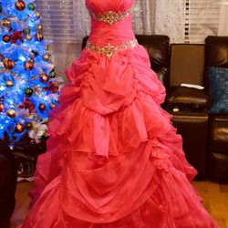 Hot Pink Formal Dress