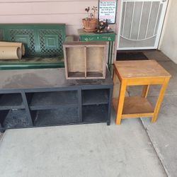 TV Stand, Small Table, Shelf