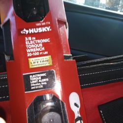 3/8" Electronic Torque Wrench Husky 20 100lbs