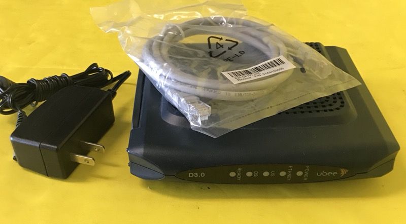 ubee U10C035.30 D3.0 DOCSIS 3.0 Cable Modem - GOOD CONDITION