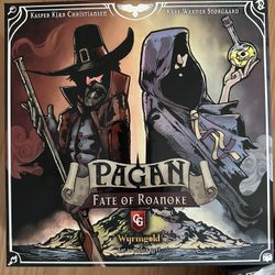 Pagan Fate Of The Roanoke Board Game With 5 Expansions, Upgraded Tokens And Playmat. Sold As A Set Only
