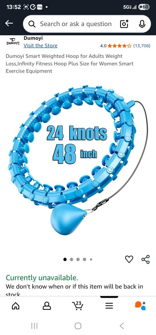 Weighted Workout Hoop