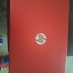Red Hp Laptop