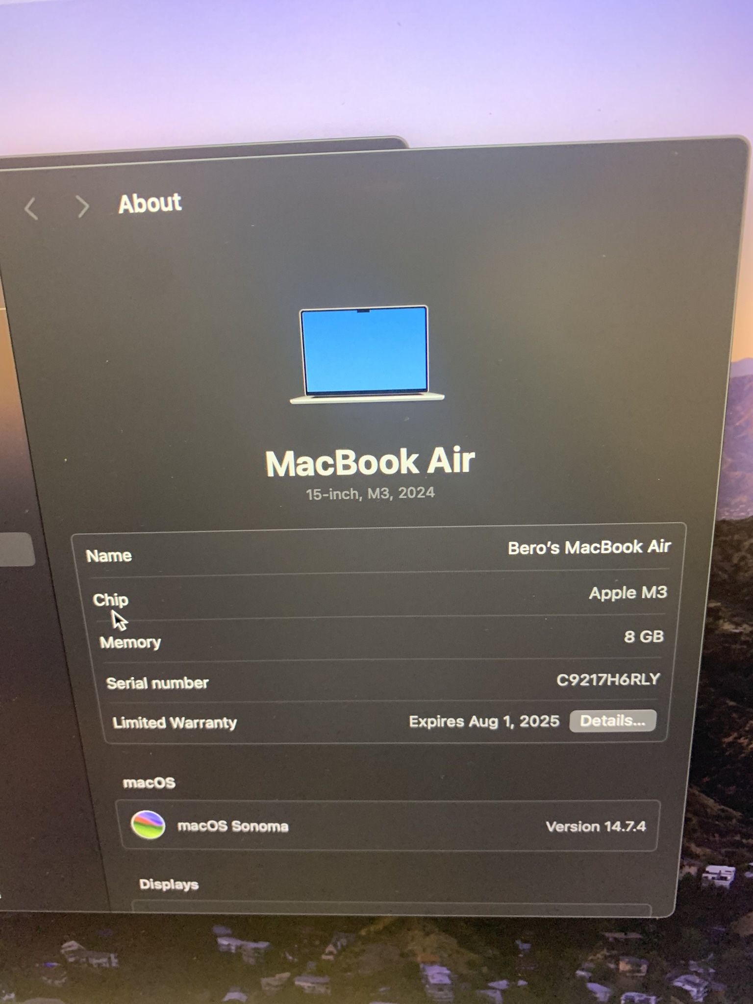 2024 M3 macbook Air