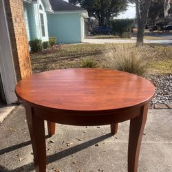 Dinning Kitchen Table Round Solid Wood