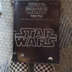 Star Wars Piano Sheet Music Vintage 