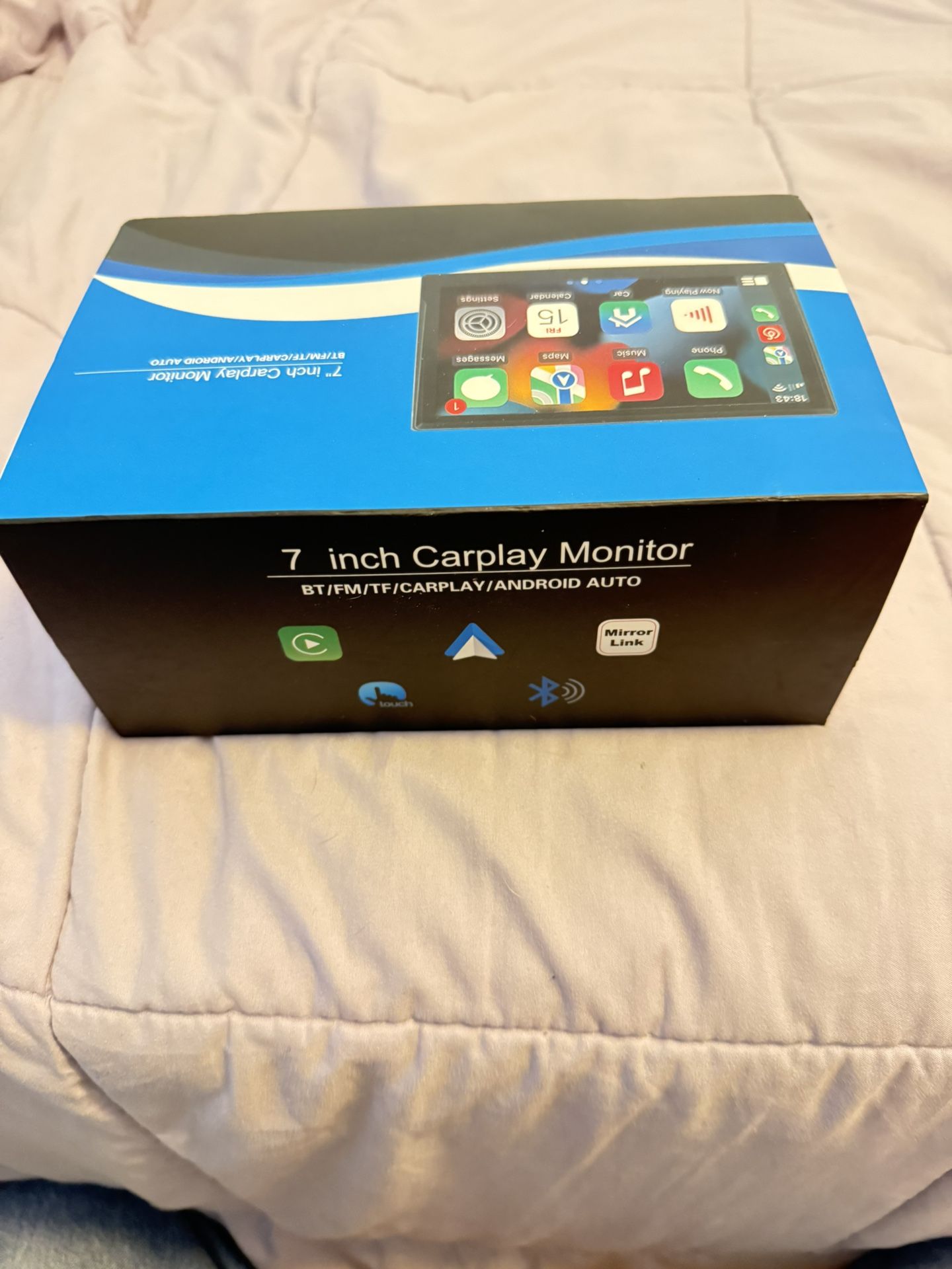7" inch Carplay Monitor BT/FM/TF/CARPLAY/ANDROID AUTO