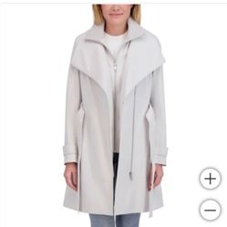 Halston Women's Belted Trench Coat